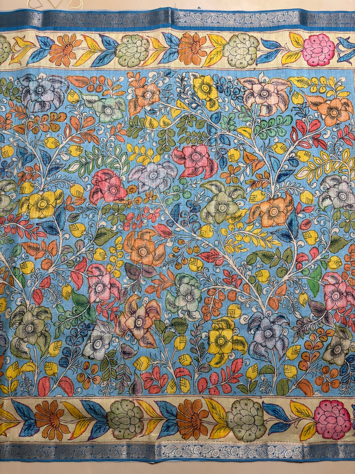 Fancy Tussar Kalamkari