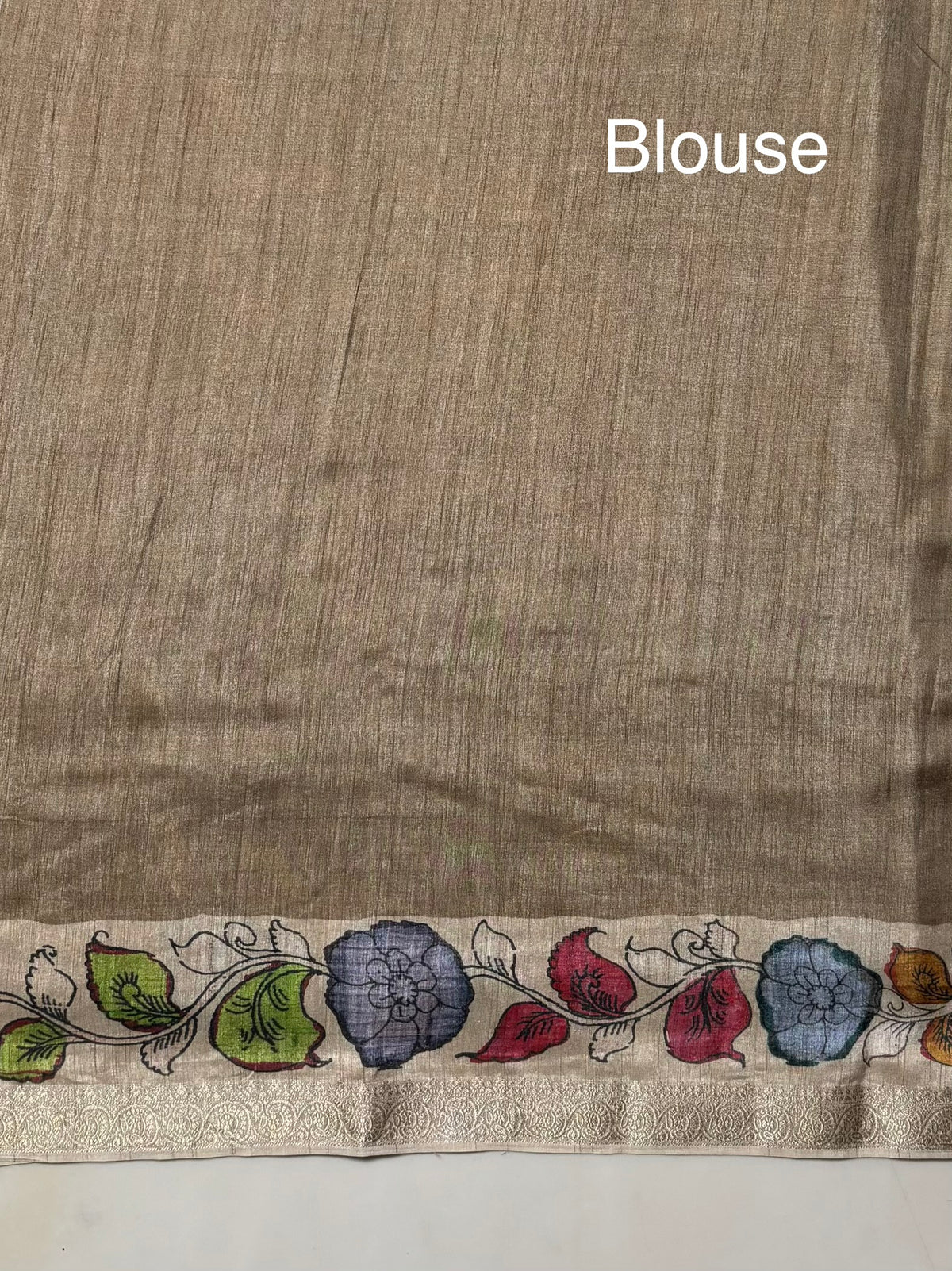 Fancy Tussar Kalamkari