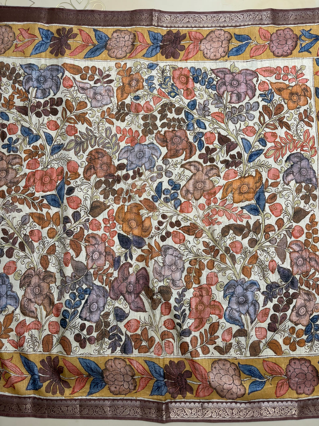 Fancy Tussar Kalamkari