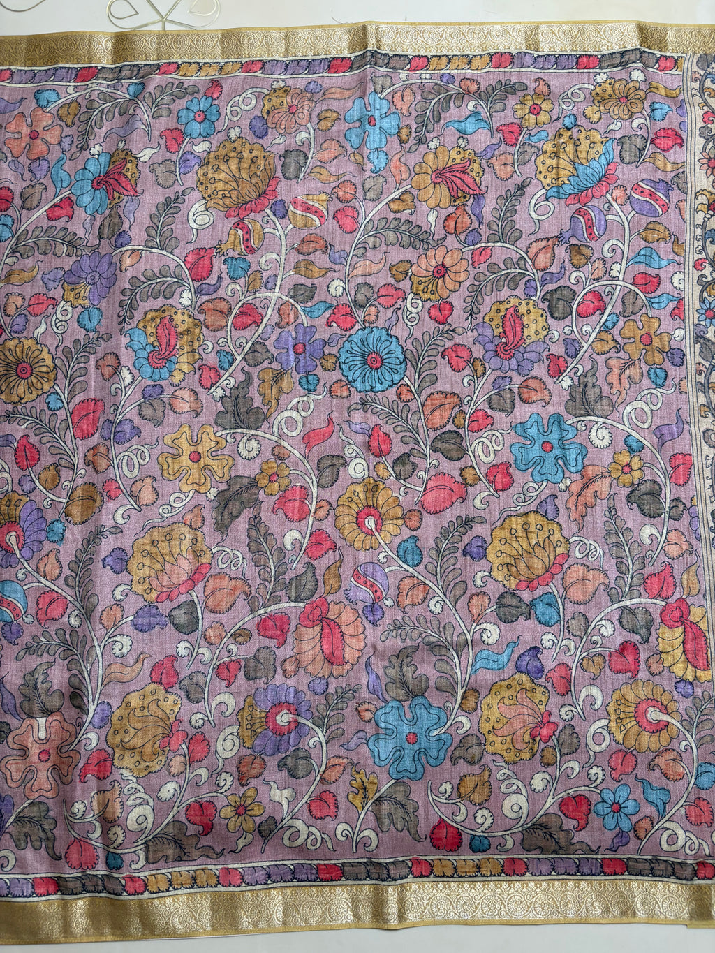 Fancy Tussar Kalamkari