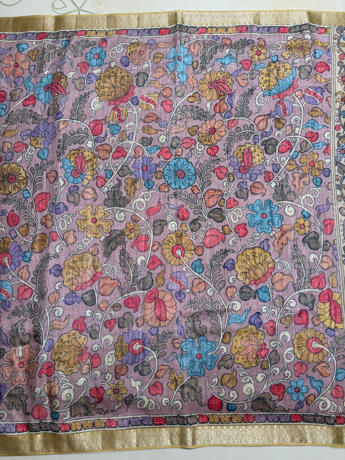 Fancy Tussar Kalamkari
