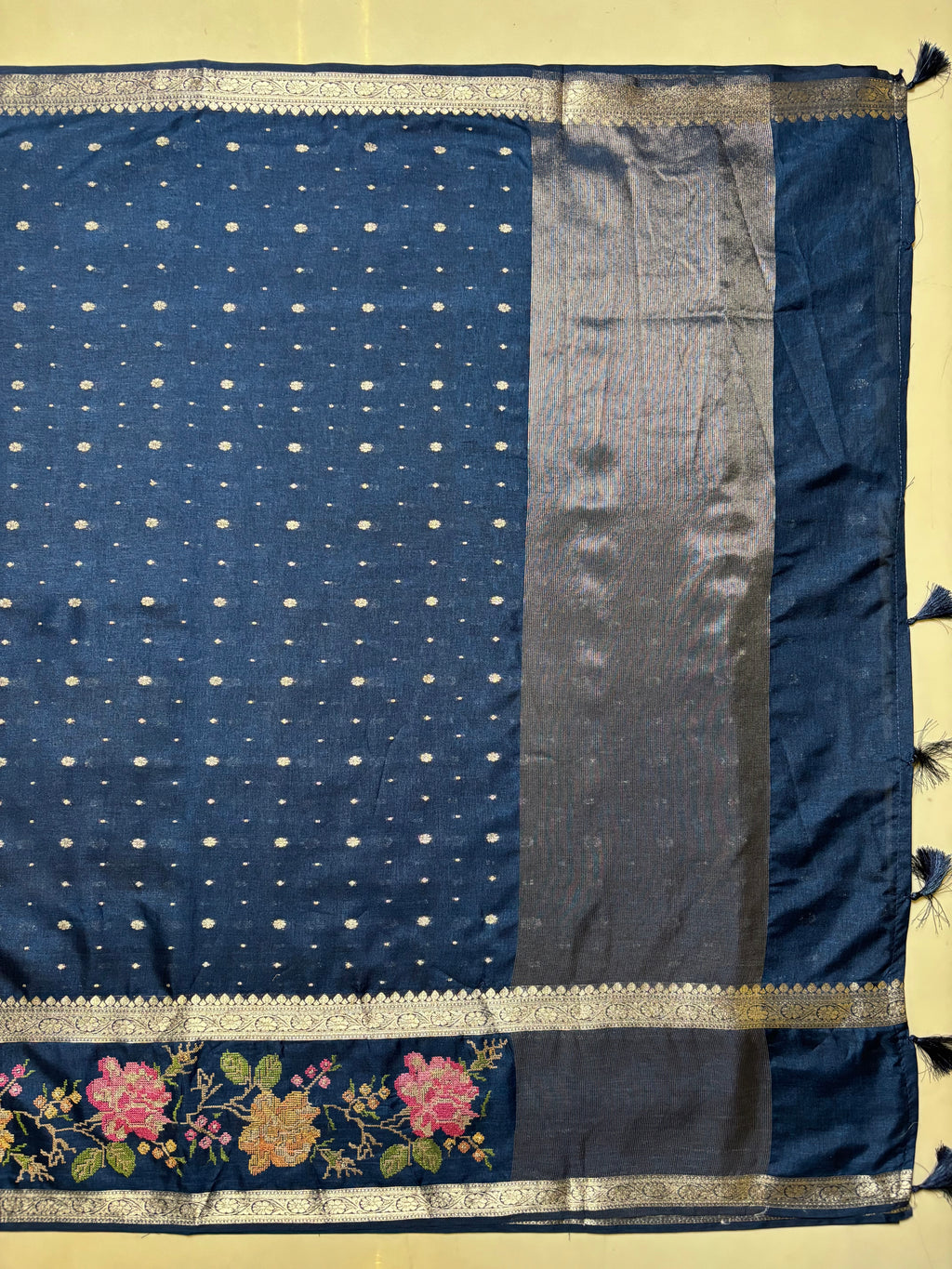 Fancy Tussar Embroidery