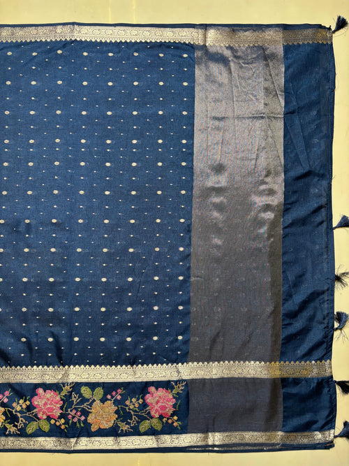 Fancy Tussar Embroidery