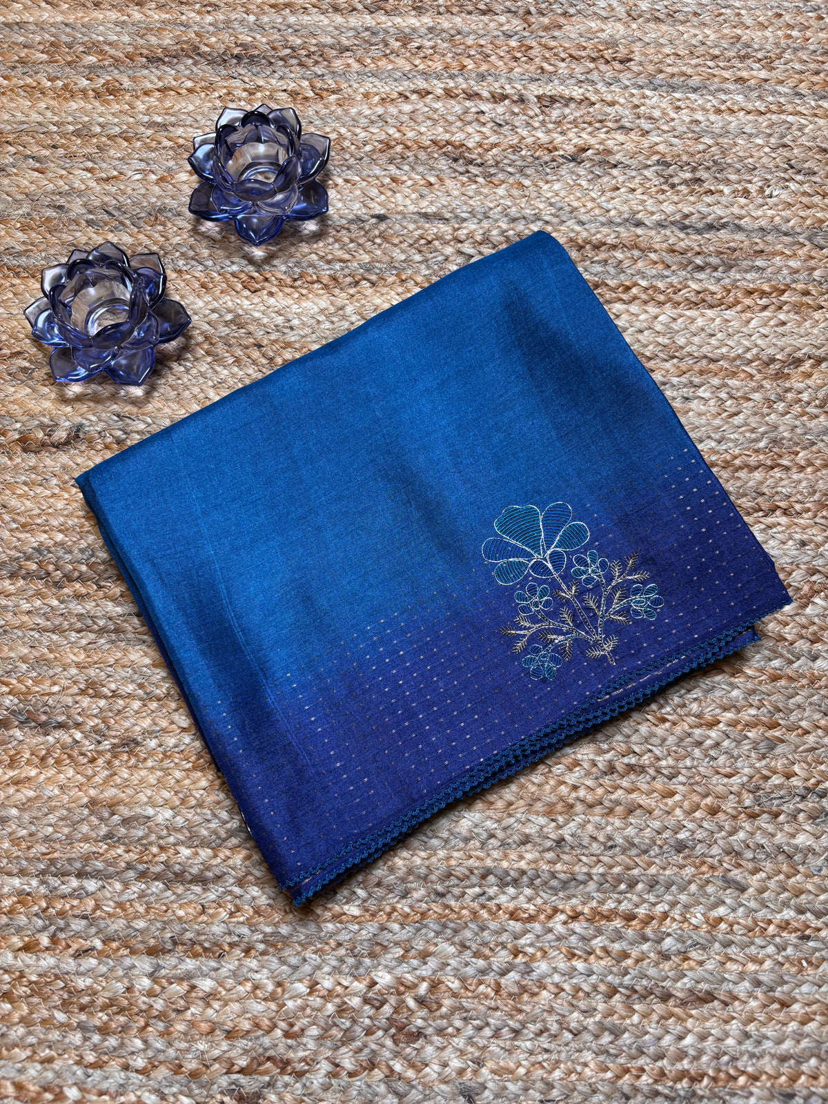 Fancy Tussar Embroidery