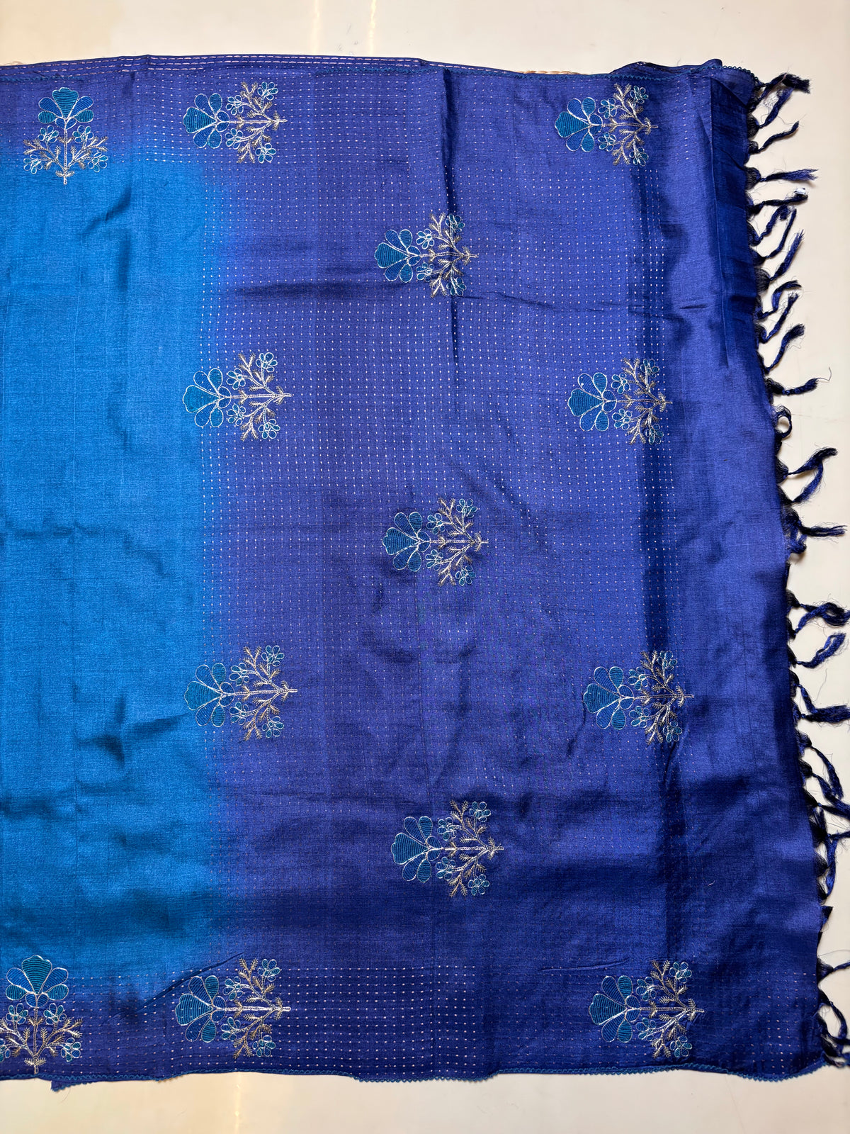 Fancy Tussar Embroidery