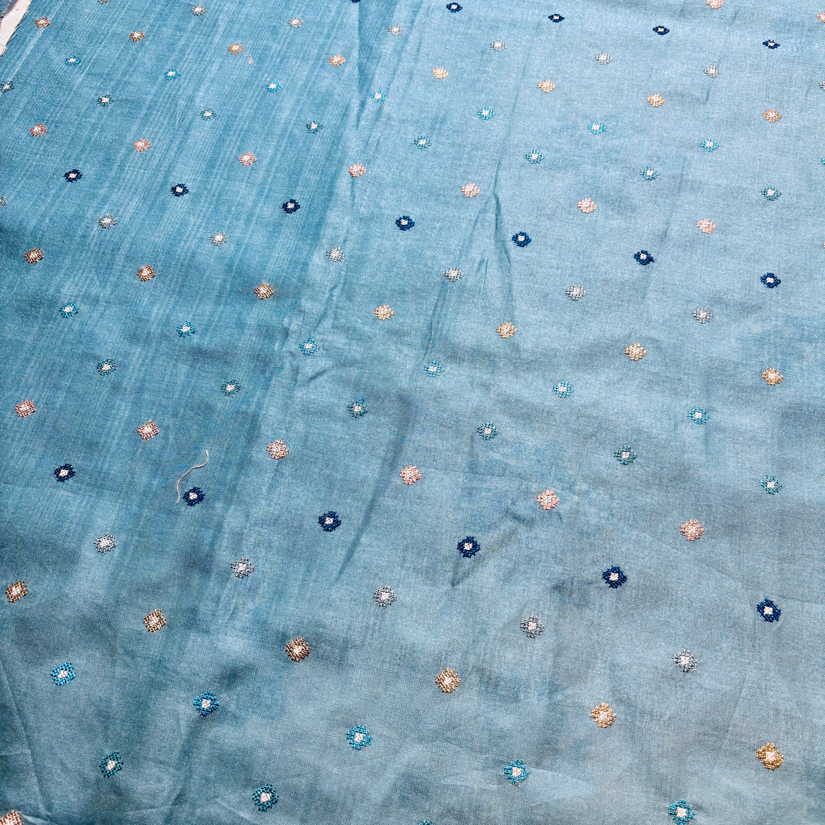 Tussar Embroidery Sarees