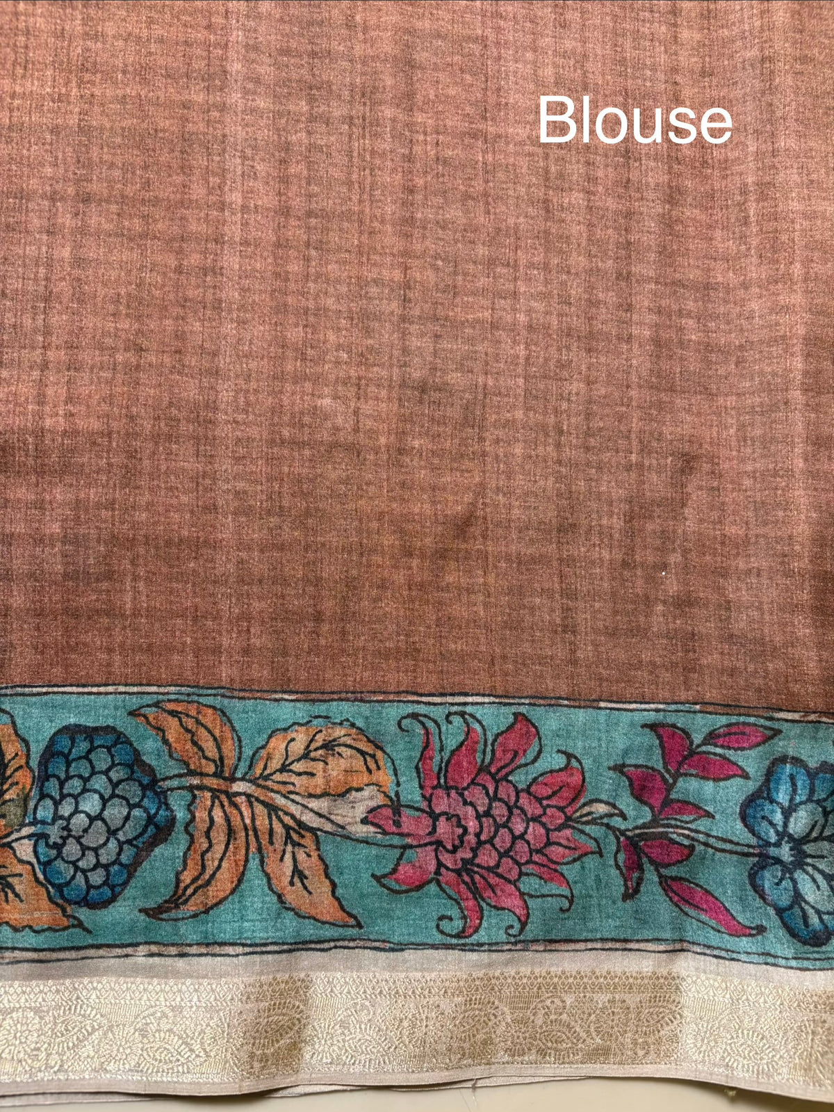 Fancy Tussar Kalamkari